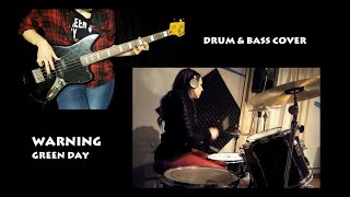 WARNING  Green Day  DrumBass cover [upl. by Ytsirhc]