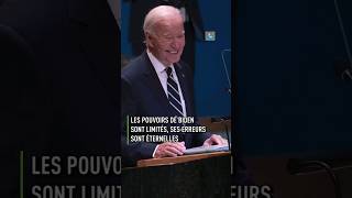 Adieu de Beau Biden  Erreurs et controverses à lONU [upl. by Collimore]