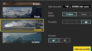 1v1 lobby oynidiganla bomi obuna boganla bn uyniman Tdm pubgmobile kosmos [upl. by Selby]