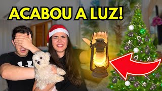 ACABOU A LUZ POR CAUSA DA ÁRVORE DE NATAL ficamos no escuro [upl. by Sussna308]