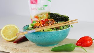 6KCAL BESTE POKE BOWL  Hoe Maak Je Een Low Carb Poke Bowl [upl. by Loren]