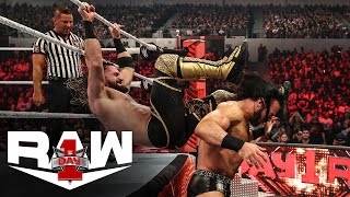 Seth “Freakin” Rollins vs Drew McIntyre – World Heavyweight Title Match Raw Day 1 Jan 1 2024 [upl. by Galliett972]