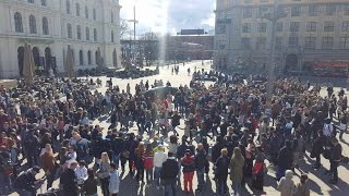 Flamenco Flashmob 2016 Oslo Noruega [upl. by Meehyrb279]