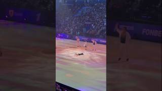 Elizaveta Tuktamysheva in Evgenia Medvedevas show🔥 evgeniamedvedeva elizavetatuktamysheva tiktok [upl. by Ovatsug]