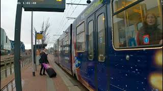 Sky Radio Christmas tram vertrekt uit Delft [upl. by Rhoades]