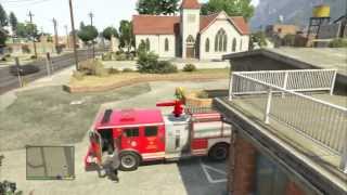 EL CAMION DE BOMBEROS  GTA 5 [upl. by Liuqa]