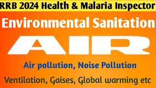 AIR Health and Malaria Inspector vacancy Rrb 2024 Environmental Sanitation Paramedical [upl. by Stavros]