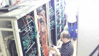 Network Room Recabling Time Lapse [upl. by Gitel]