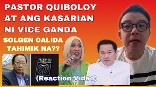 PASTOR QUIBOLOY AT ANG KASARIAN NI VICE GANDA SOLGEN CALIDA TAHIMIK NA SA SKYCABLE ISSUE [upl. by Oalsecnew]