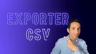 🚀 Exporter des données HTML en CSV [upl. by Simonne]