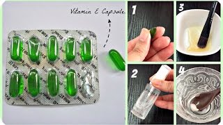 Top 5 Uses of Vitamin E Capsules for Skin amp hair Care  100 Result [upl. by Sollows]