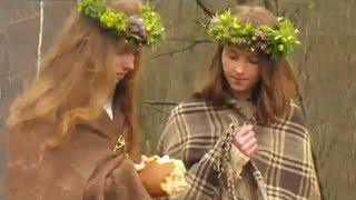 Lithuanian pagan folk song  Jurginių liaudies daina  Geras vakaras [upl. by Enilorac]