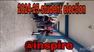 old students 2024 students election inspireinternationalschool magge kannada karnataka [upl. by Pazice]