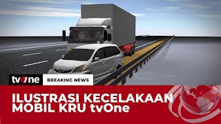 Ilustrasi Tragedi Kecelakaan Mobil Kru tvOne di Tol Pemalang  Breaking News tvOne [upl. by Annoirb]