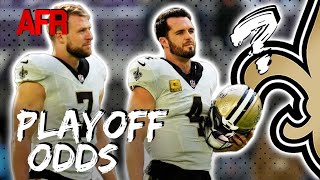 Updated Playoff Odds Can Saints Save Season vs Buccaneers [upl. by Anahtor989]