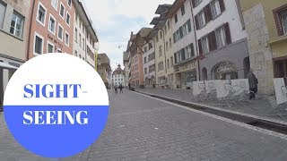 Sightseeing in Aarau in SWITZERLAND [upl. by Laurentium]