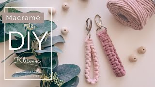 DIY Macramé klíčenka by MACRAMÉ SVĚT [upl. by Lory]