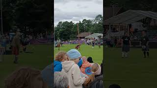 Caber tossing fail at Ballater Highland Games scotland highlandgames [upl. by Mitman221]