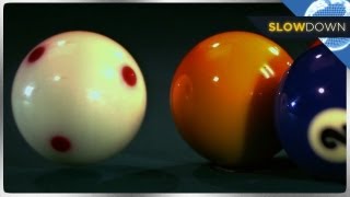 Amazing Billiard Shots in SLOW MOTION [upl. by Ynafit948]