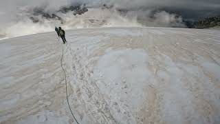 Climbing Aiguilles dEntrèves traverse Part 🌮 [upl. by Richarda]