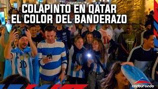 BANDERAZO argentino en QATAR por COLAPINTO [upl. by Atews]