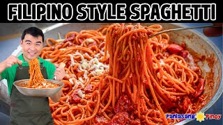 Filipino Style Spaghetti Recipe [upl. by Kleon]