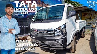 TATA INTRA V70 diesel pickup  full review in this video specifications [upl. by Kuska]