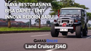 Toyota Land Cruiser FJ40 Hedon Restorasi Modifikasi polpolan abisabisan [upl. by Sanderson]