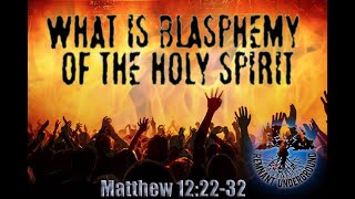 What is Blaspheme of the Holy Spirit according to the Bible [upl. by Nwahsid]