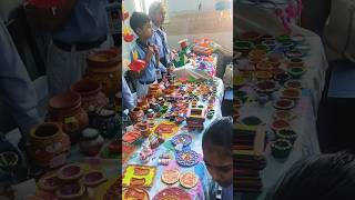 Art amp craft exibition part1handmade school exibition beautiful artampcraft decoration happydiwali [upl. by Assirialc]