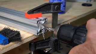 How To Tap 8020 Aluminum for End Fasteners [upl. by Nevil]