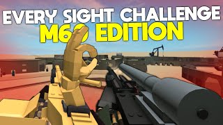 EVERY SIGHT CHALLENGE M60 EDITION Phantom Forces [upl. by Broddie]