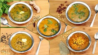 5 दाल रेसिपी  5 easy and quick dal recipes collection restaurant style dal recipes [upl. by Kristen]