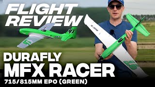 Flight Review  Durafly MFX Racer 815mm PNF [upl. by Akeinahs]