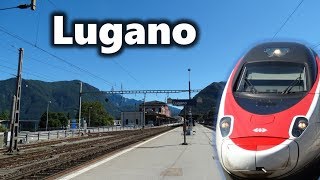 Lugano  Zugverkehr im SBB amp FLPBahnhof  mit SBB Flirt ETR 610 SBB IC ICN uvm [upl. by Aubrette97]