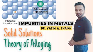 Solid Solutions  Theory of Alloying  Impurities in Metals  HumeRothery Rules [upl. by Auqenahs]