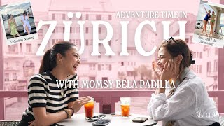 Visiting Bela Padilla in Switzerland Food Trip Urban River and Lake Swimming in Zürich  Kim Chiu [upl. by Adiasteb]