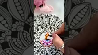 Diwali mandala art 💥🧡art mandalaart mandala mandaladrawing mandaladesign shorts satisfying [upl. by Dniren156]