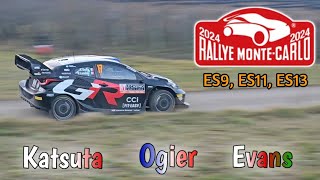 Toyota Yaris GR Rally1 Katsuta Ogier Evans • WRC MonteCarlo 2024 [upl. by Garihc800]