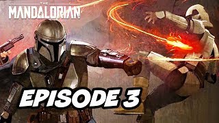 Star Wars The Mandalorian Episode 3  TOP 10 WTF and Easter Eggs [upl. by Sirromal849]