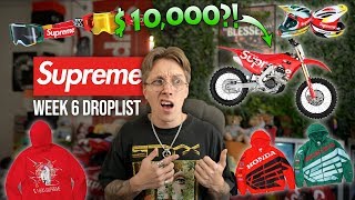 The Supreme Honda Collab Is TRASH amp Costs 10000 Week 6 Supreme Droplist Leak [upl. by Dacey981]