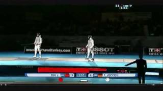 PART 3 Zhu vs Joppich  Foil  Antalya 09  SemiFinals [upl. by Anirdua]