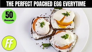 NO FAIL MICROWAVE POACHED EGGS IN 50 SECONDS [upl. by Galvin]