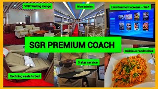 Sgr Premium class experience  Ksh 12000 Sgr Premium coach sgr mombasa nairobi [upl. by Connor]