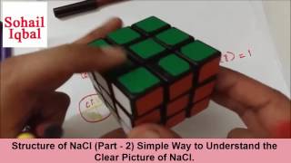 Structure of NaCl Part  2 Simple Way to Understand the Clear Picture of NaCl [upl. by Ardnossak]