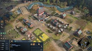 Age of Empires IV  GameplayWalkthrough  The Mongol Empire 1268 Blockade at Lumen Shan [upl. by Irab]