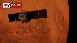 UAEs Hope probe successfully enters Mars orbit [upl. by Naujat802]