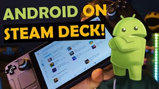 Android on Steam Deck Waydroid Guide  NO DUAL BOOT NEEDED [upl. by Reena]