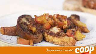 Wentelteefjes recept met appel kaneel en honing [upl. by Chelsy]