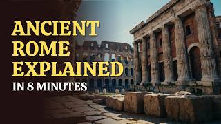 The Rise and Fall of Ancient Rome Explained In 8 Minutes [upl. by Nylaf]